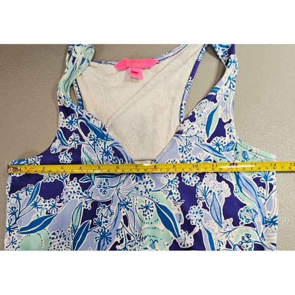 Lilly Pulitzer Womens XXS Paulina Floral‎ Jumpsuit Royal Purple Koalatications - Picture 7 of 13